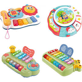 跨境儿童打击乐器玩具 早教益智敲琴布鼓音乐玩具 男孩女孩礼物