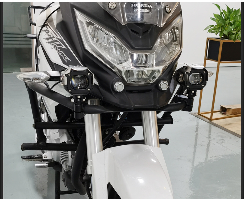 MT50 motorcycle LED laser spotlight, high-brightness electric vehicle bulb, matrix high-low beam headlight, strobe bulb