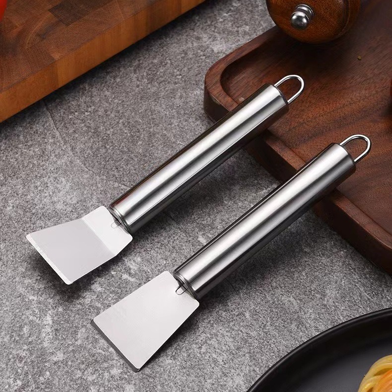 Pot Bottom Scraper to Remove Oil Stains, Black Scale, Tar, Refrigerator Defrosting Ice Shovel, Kitchen Housekeeping Cleaning Supplies, Descaling