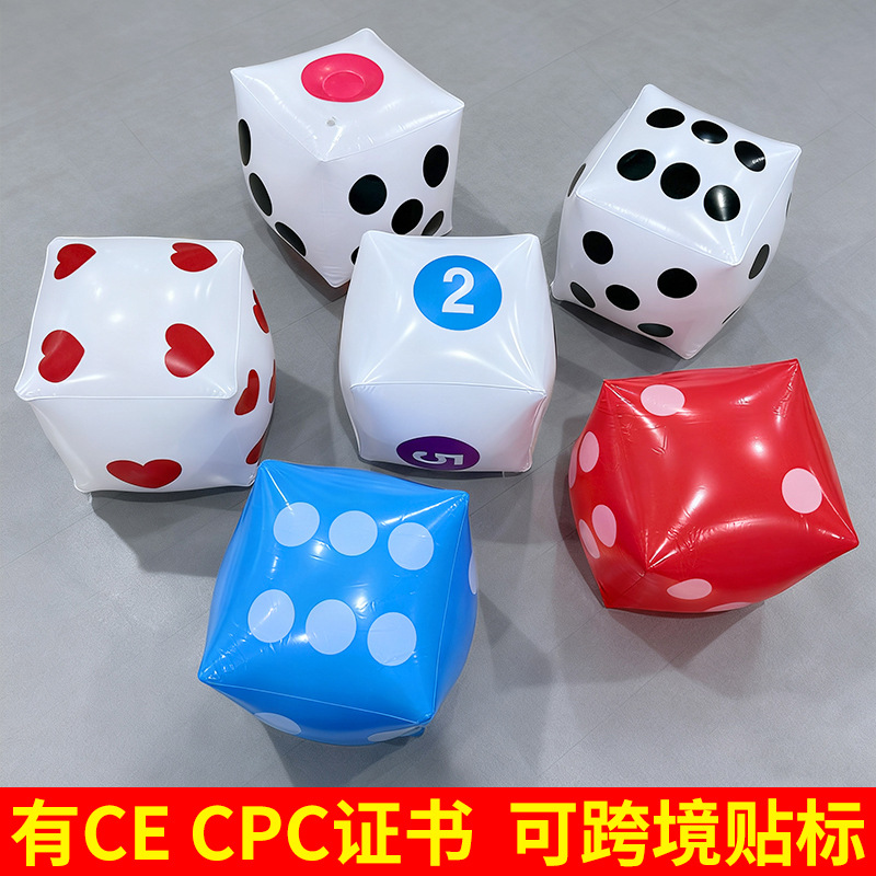 inflatable dice PVC