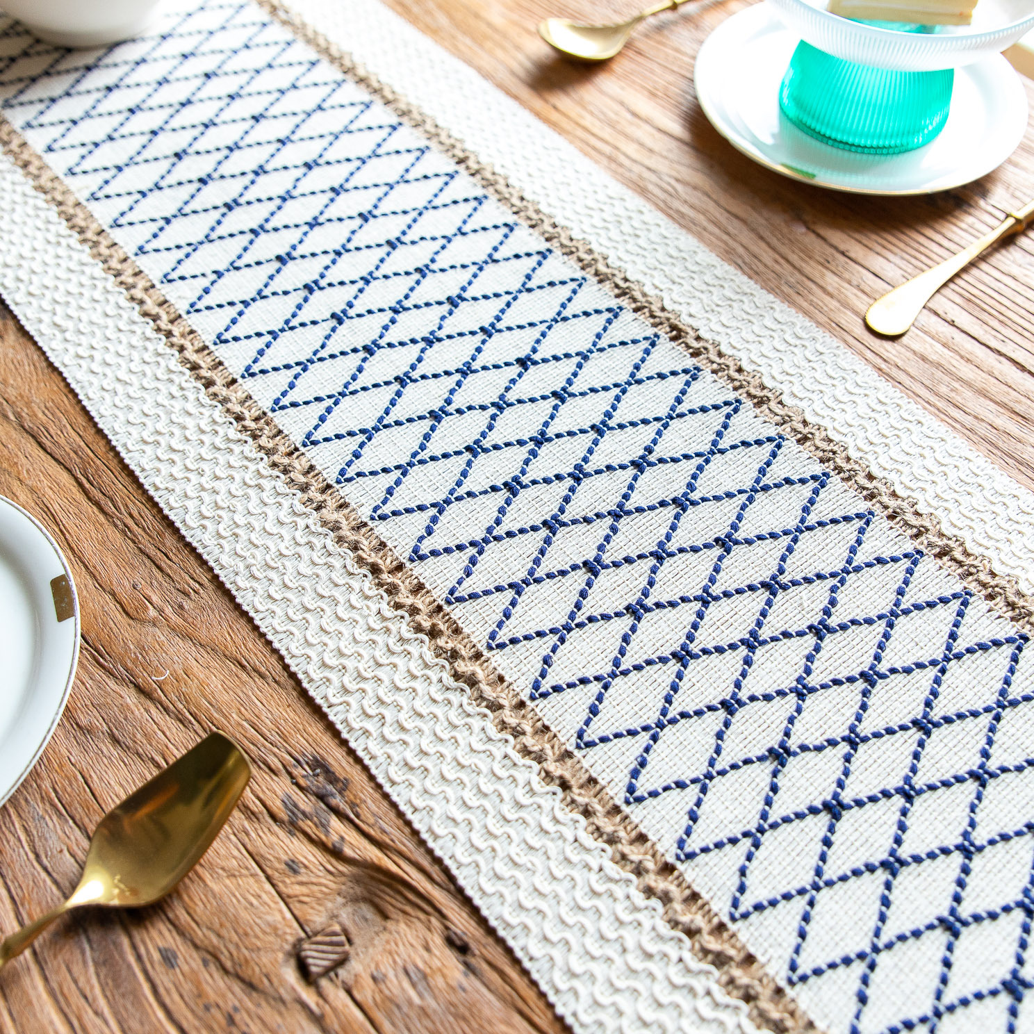 MX17 블루 메쉬 대마 로프