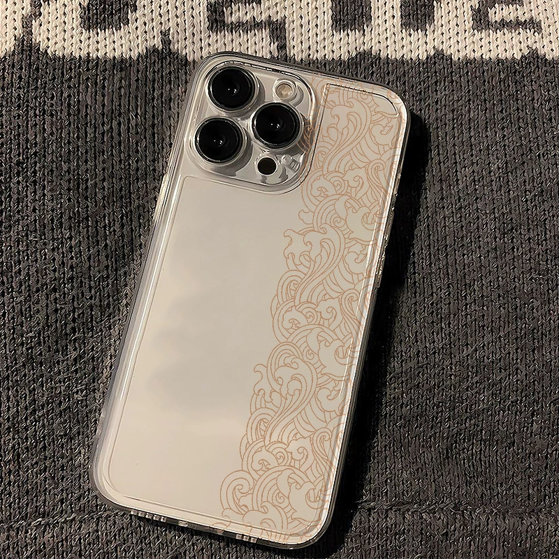 Apple, совместимый чехол для телефона, iPhone 16, защитный чехол, прозрачный iPhone14 Pro, простой и элегантный дизайн, iphone, 16promax, 8