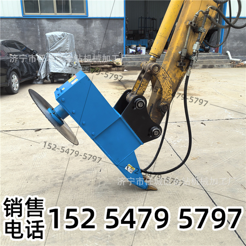 挖机切木锯沙柳锯 灌木柠条荆棘切割锯带斗齿 开荒杂木平切挖根须