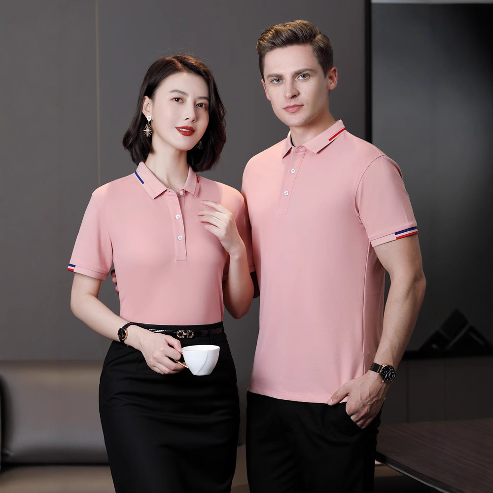 T-Shirt Custom Polo Shirt Work Clothes Custom Advertising Culture Short-Sleeved Men's Workwear Printed Logo Summer Cross-Border
