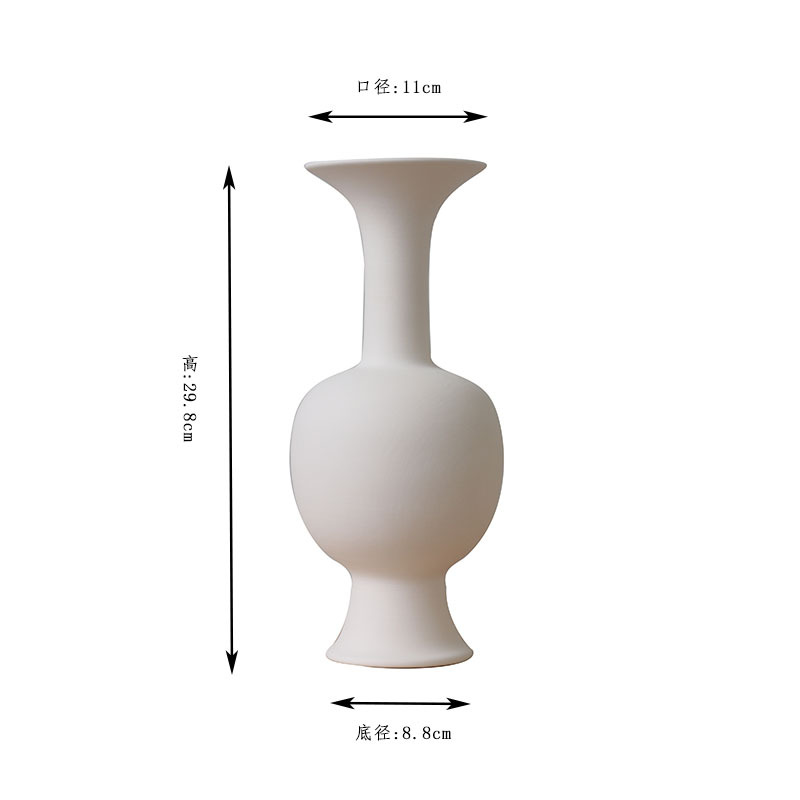 Arcilla Blanca de Alta Temperatura de Jingdezhen para Cerámica, Vaso de Cerámica en Blanco para Pintar, Tallar y Crear Manualidades