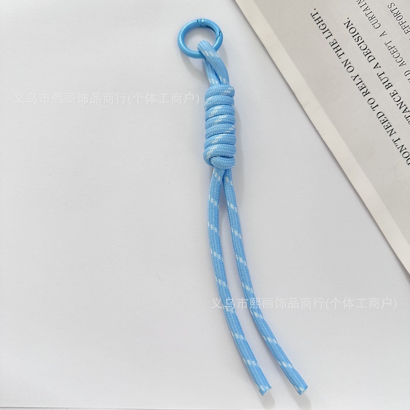 手工编织绳彩色包挂手机链挂绳时尚diy涤纶钥匙绳挂饰饰品挂件|undefined