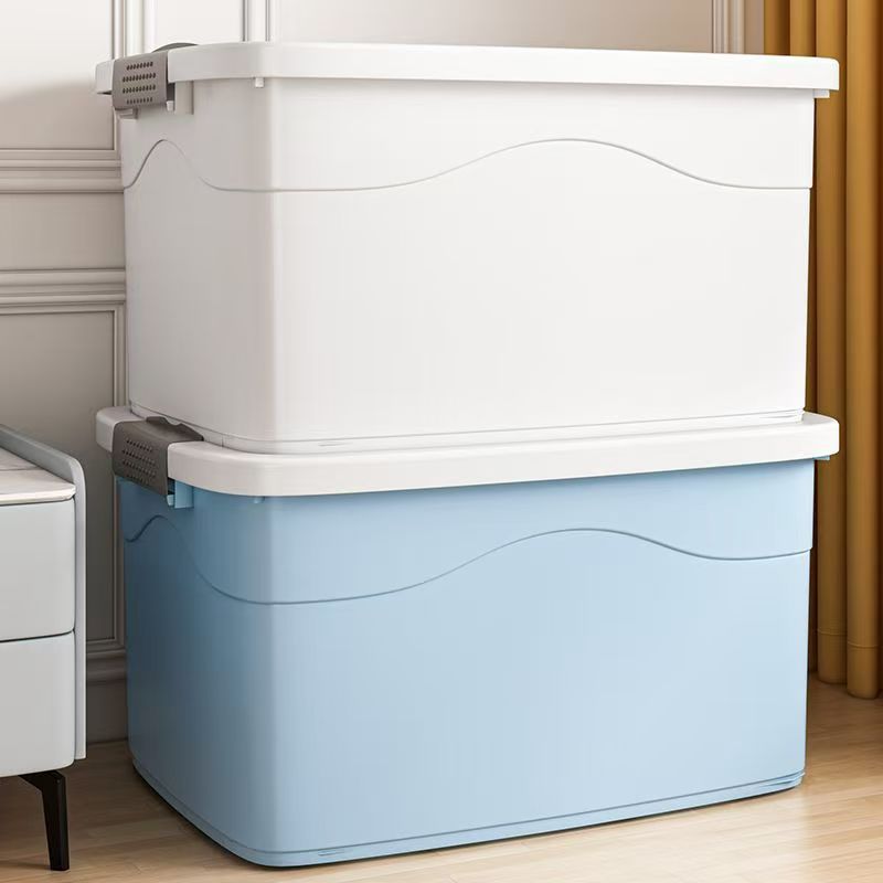 Plastic Storage Box with Large Capacity for Clothing, Storage Box for Dormitory Books, Car Toys, Extra-Large Organizing Box