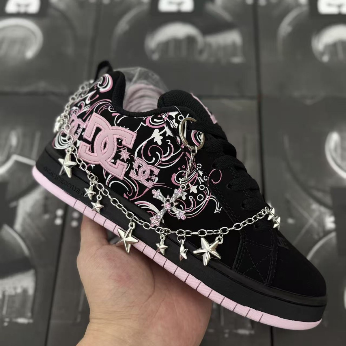 Cross-Border Dc Shoes Sneakers for Men and Women, European and American Style, Durable Casual Sports Shoes, Commuter Trendy Shoes, Dc Shoes