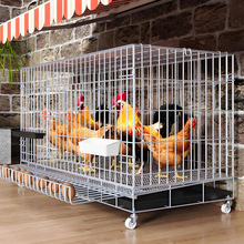 鸡笼子家用室外大号自动清粪养鸡笼鸭笼子室内小鸡鸽子笼子鸡窝笼