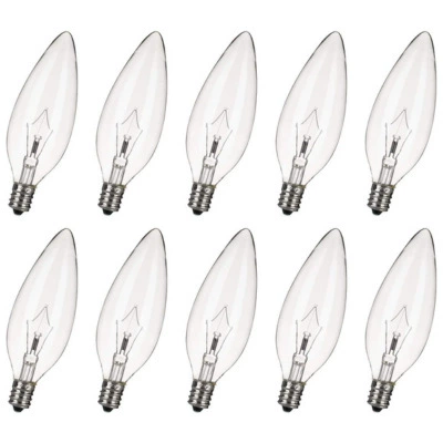 110В 220В 230В E14 E27 25Вт 40Вт 60Вт C35 C32 Лампа накаливания свечевидная