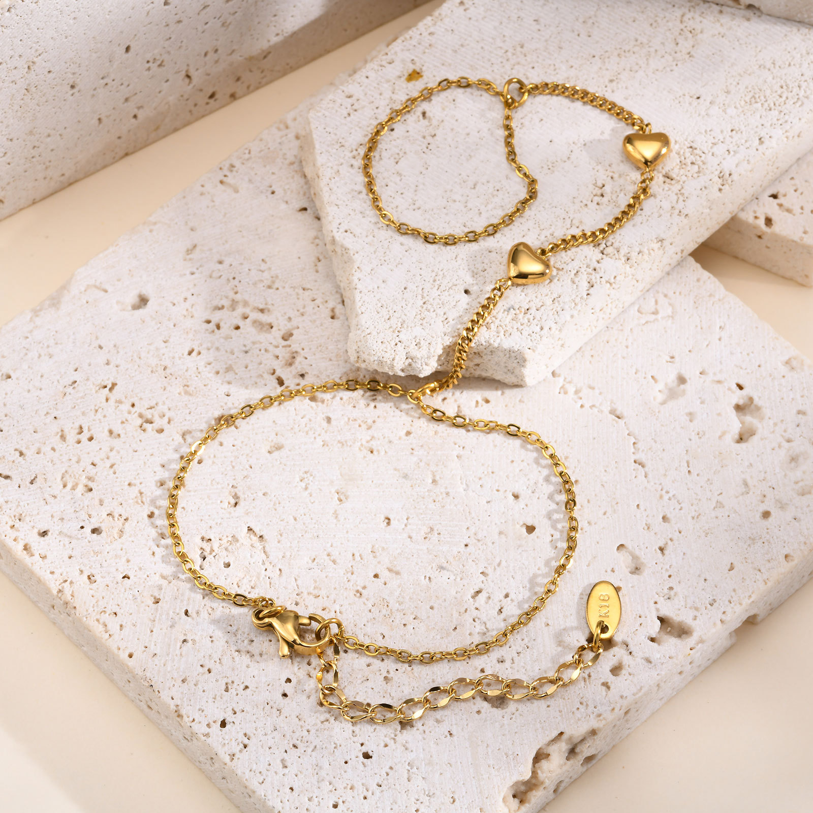 6g Weight Artificial Pearls Inlay Material Bracelets Classification 304 Stainless Steel Chain Material cable chain Chain Type Daily Occasion 304 Stainless Steel Material Geometric Pattern All Seasons Season Women's Gender Plating Design IG Style Style IG Style Geometric 304 Stainless Steel Artificial Pearls Cable Chain Bracelets In Bulk 24