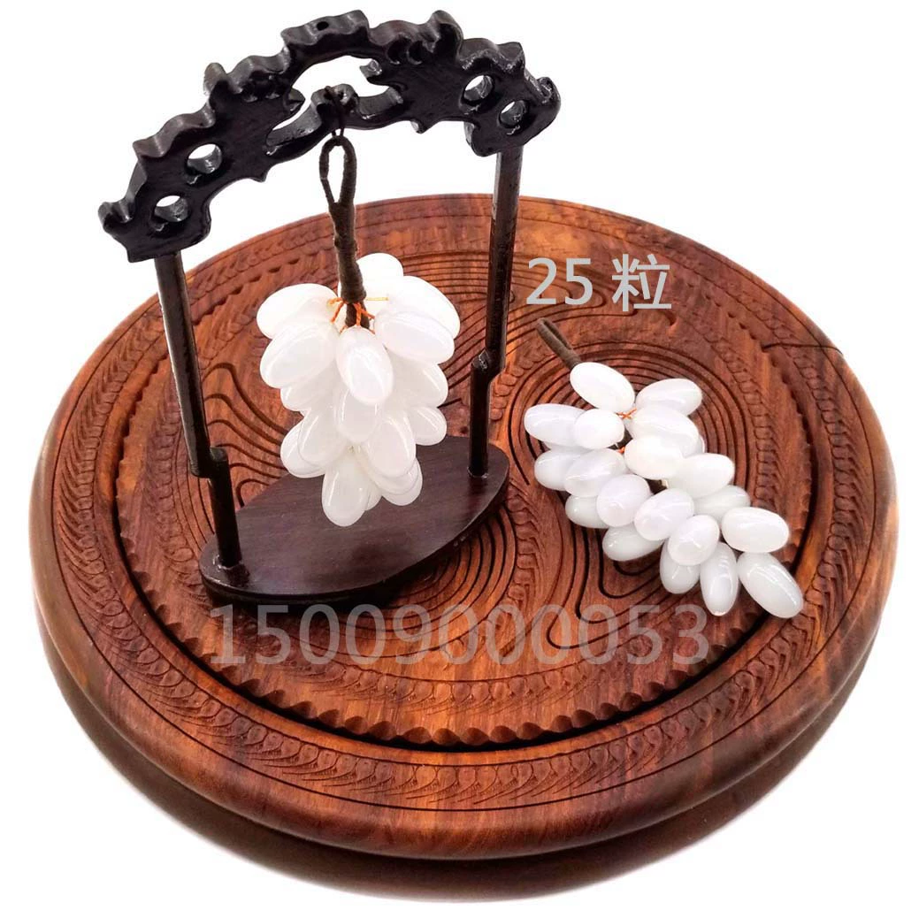 Jade Grape Plasma Soft Instyral Study Room Study Model Tea Ceremony Crafts Chinese Decoration Automobile Pendant