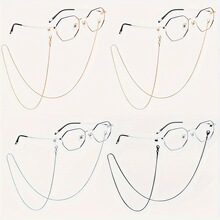 O 65621 Metal Snake Chain Glasses Strap �۾��� �羳ŷ��