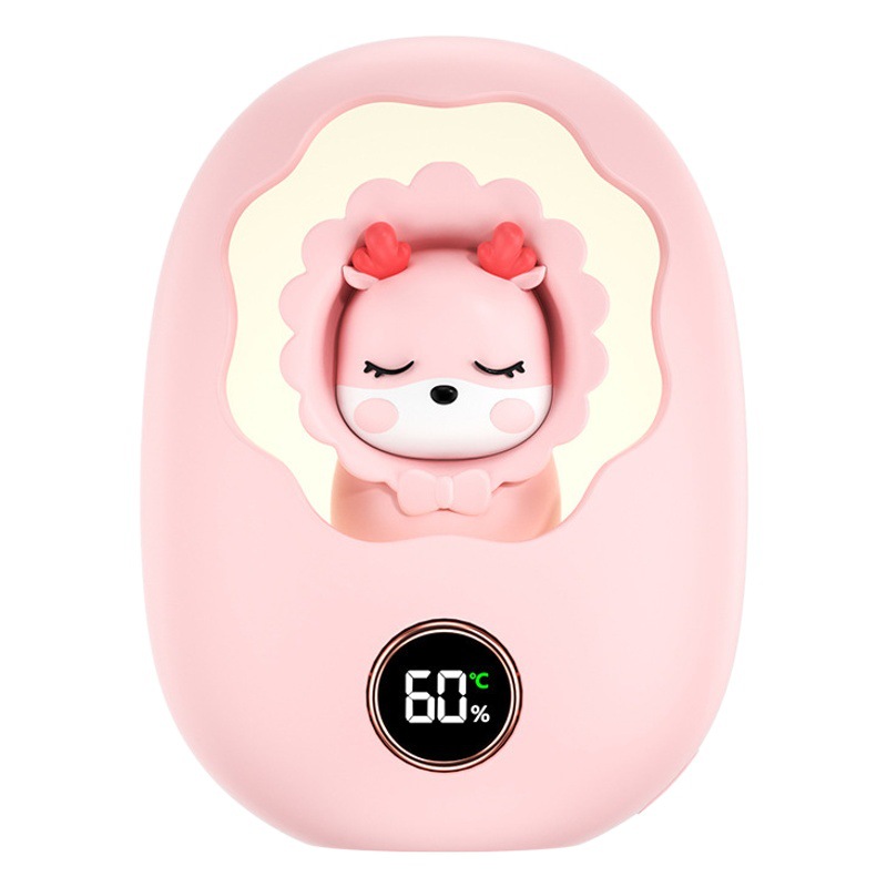 Calentador de mano Nuevo 2023 Calentador de mano de invierno recargable dos en uno portátil cálido bebé de cinco engranajes bolso caliente