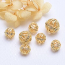 ��ɫ18K����΢��ʯ�U�ՈA�黨������� DIY����朴������