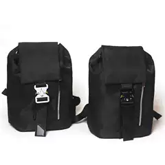 in stock 1017 ALYX Bag BACKPACK 9SM BAG Functional Men and Women Couple Black Nylon Backpack