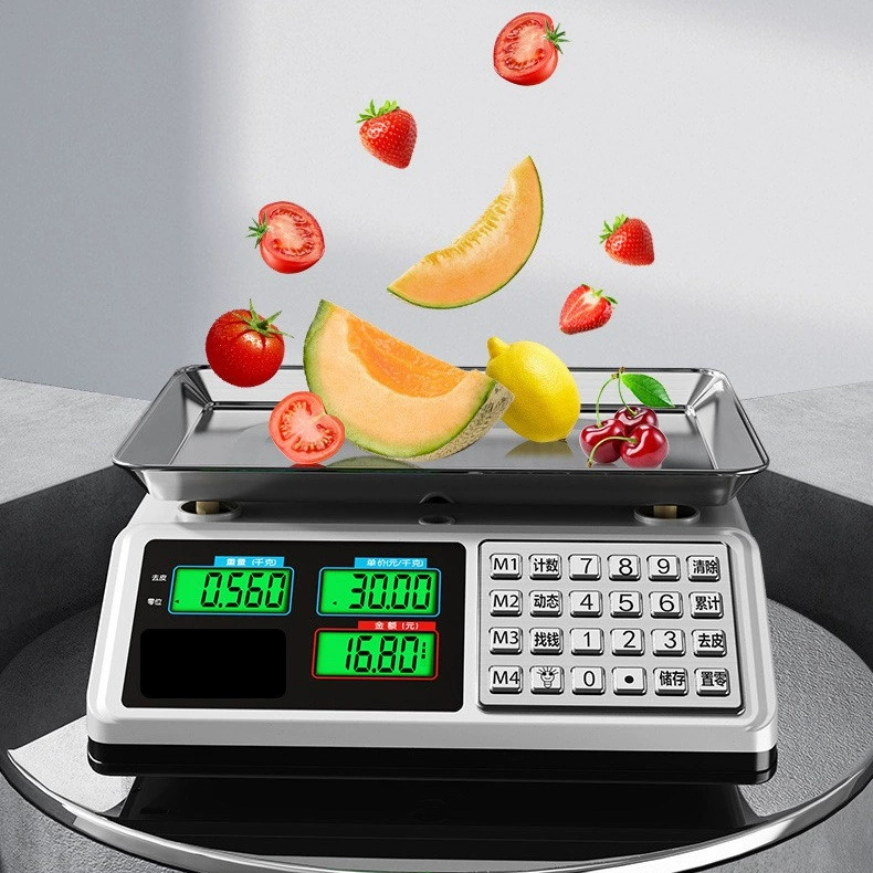 Электронные весы, высокоточные коммерческие маленькие точные весы в граммах, весы для взвешивания овощей, бытовые кухонные весы для еды, килограммовые весы