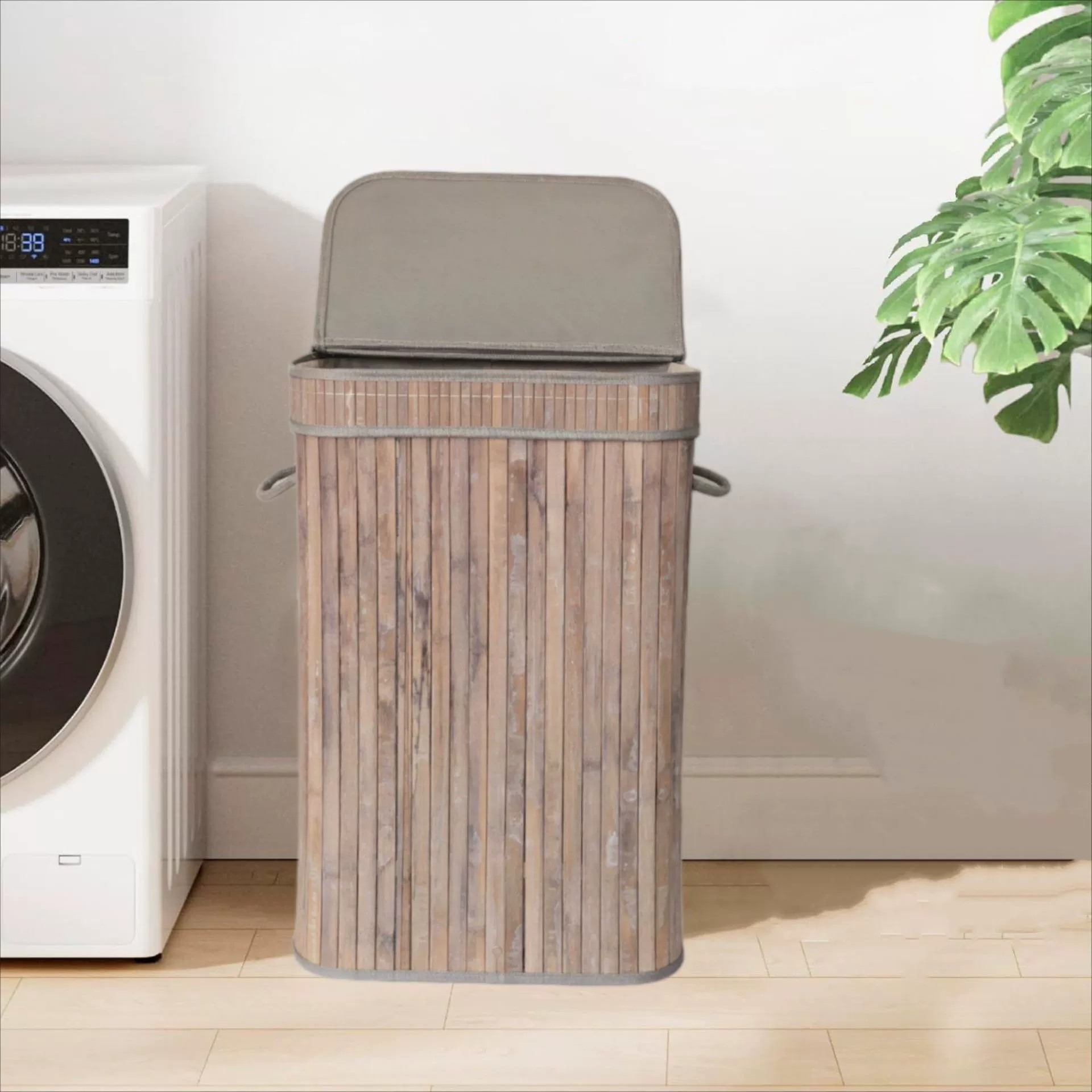 Готовая корзина для хранения из бамбукового плетения от производителя, пылезащитная корзина для белья, большая корзина для грязной одежды, ведро для хранения игрушек и закусок в гостиной