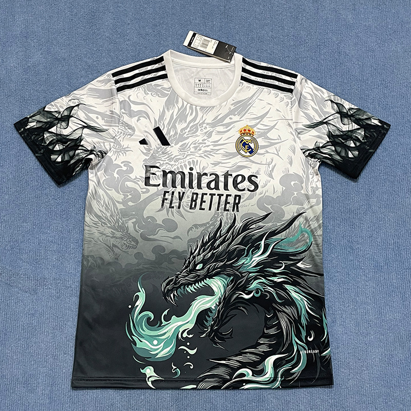 Nuevo Real Madrid Real Madrid Camiseta de fútbol local y visitante Camiseta Edición para fanáticos Edición especial personalizada Venta al por mayor transfronteriza