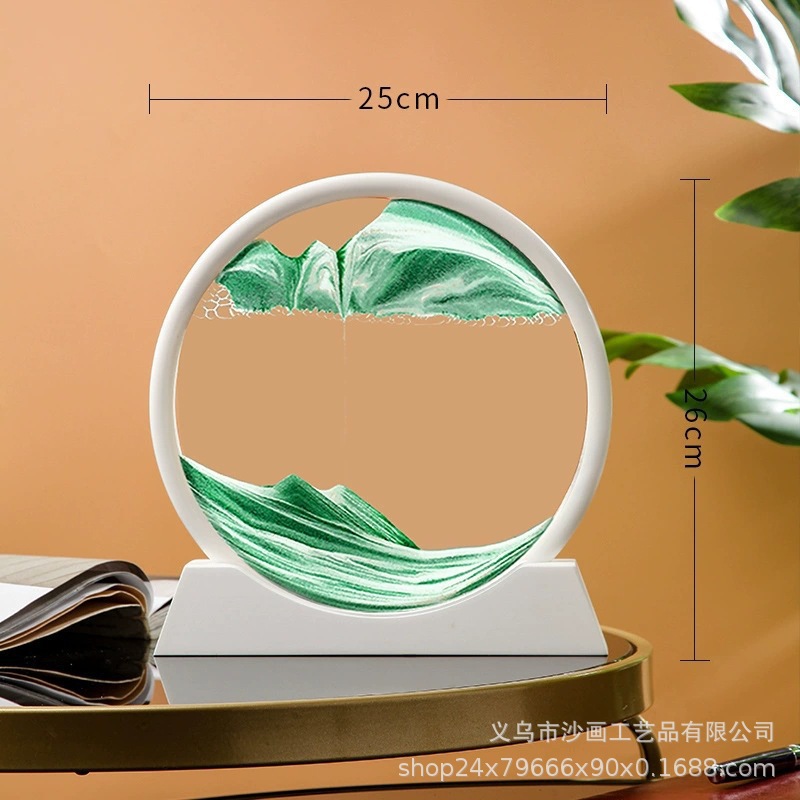 흰색 프레임 7inch 녹색