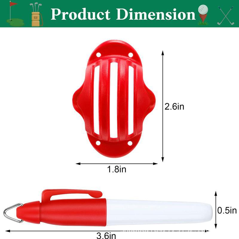 Golf de tres líneas pintor Golf pelota objetivo dibujo línea herramienta bola marca de alineación putter