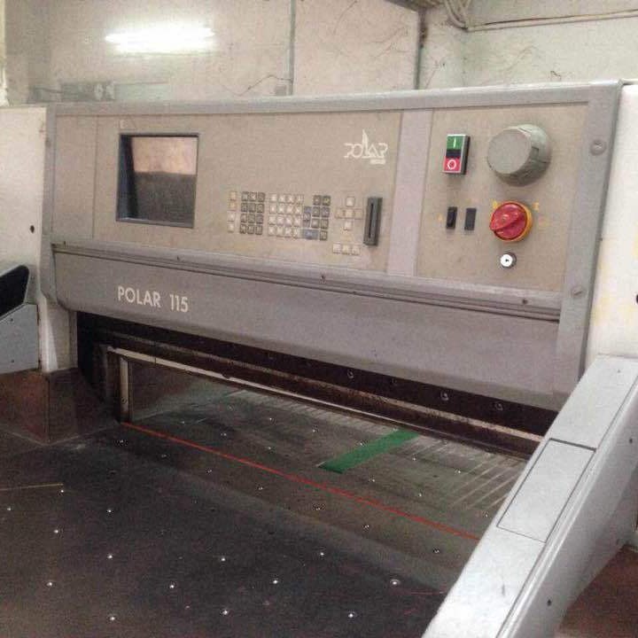 2004年德国波拉1150高速精密切纸机 切纸机  波拉切纸机