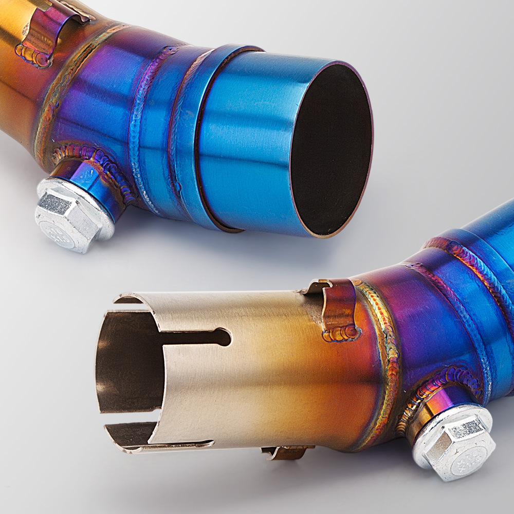 Motorcycle Exhaust Pipe Suitable for Er6N Ninja650 Versys650 Er6F Z650 Modified Middle Section