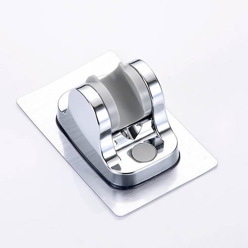 Magnetic Shower Head Mount, No-Hole Shower Bracket, Universal Shower Head Holder with Adhesive Base, Adjustable Shower Spray Diverter