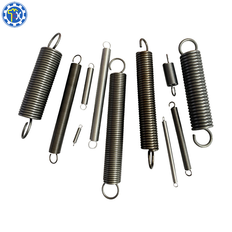 厂家直供拉伸弹簧双钩拉簧强拉力带钩不锈钢回位螺旋活动弹簧配件