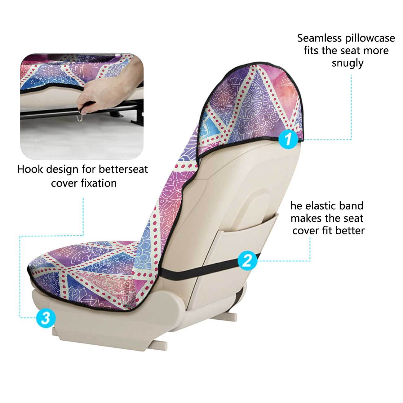 Car seat towel cover front seat protector suitable for gym and exercise, universal for all seasons, car use 31