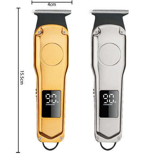 Cross-border classic home-use electric hair trimmer, vintage oil-head blade with electroplated finish, household electric clipper