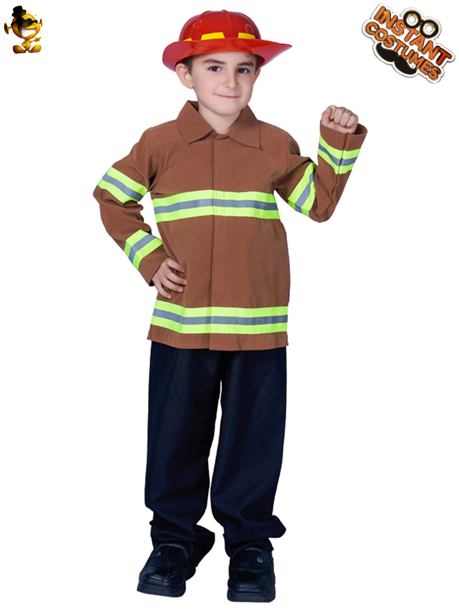 Halloween etapa Cosplay traje mascarada traje fiesta traje niño bombero traje