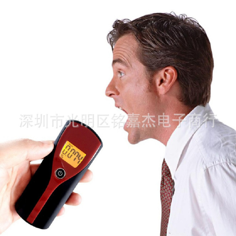 6680S酒精测试仪呼吸检测器式便携酒驾吹气带背光屏醉驾测酒仪