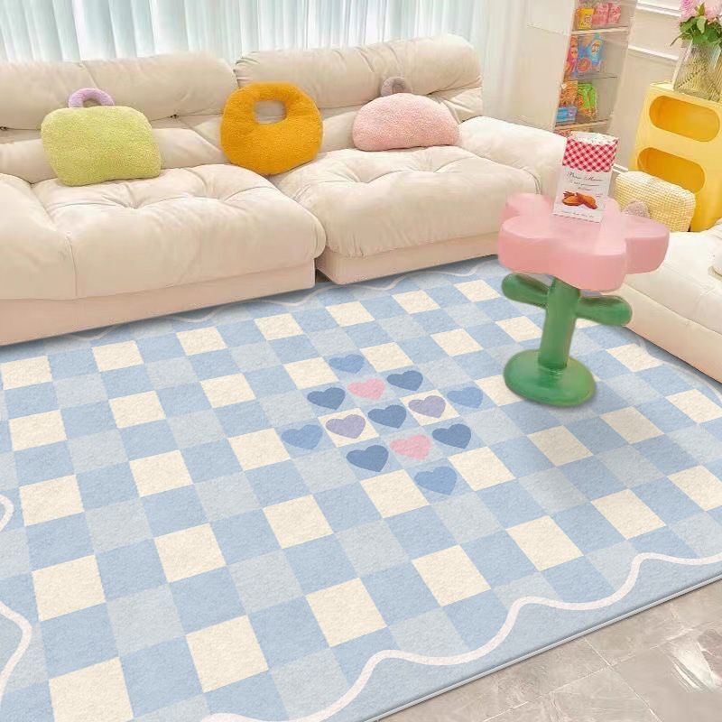 リビングルーム模造カシミヤカーペット寝室フロアマットかわいいインターネットセレブガールルームインベッドサイドシンプルソファベッドサイドブランケット|undefined