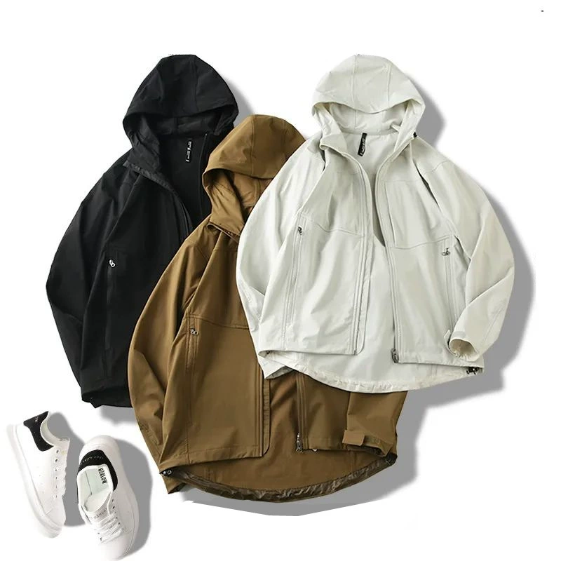 Travel lightweight windproof waterproof jacket for beloved with hood