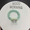 Cute cloth label Sanrio small intestine color tie hair ring hair ring candy color hair rope folds tsar jade dog rubber band