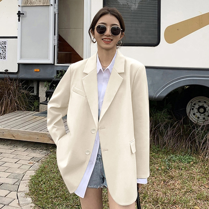 Spring Thin Suit Jacket Women's Small Slim Korean-style Ins Loose Design Sense Niche High-end Suit