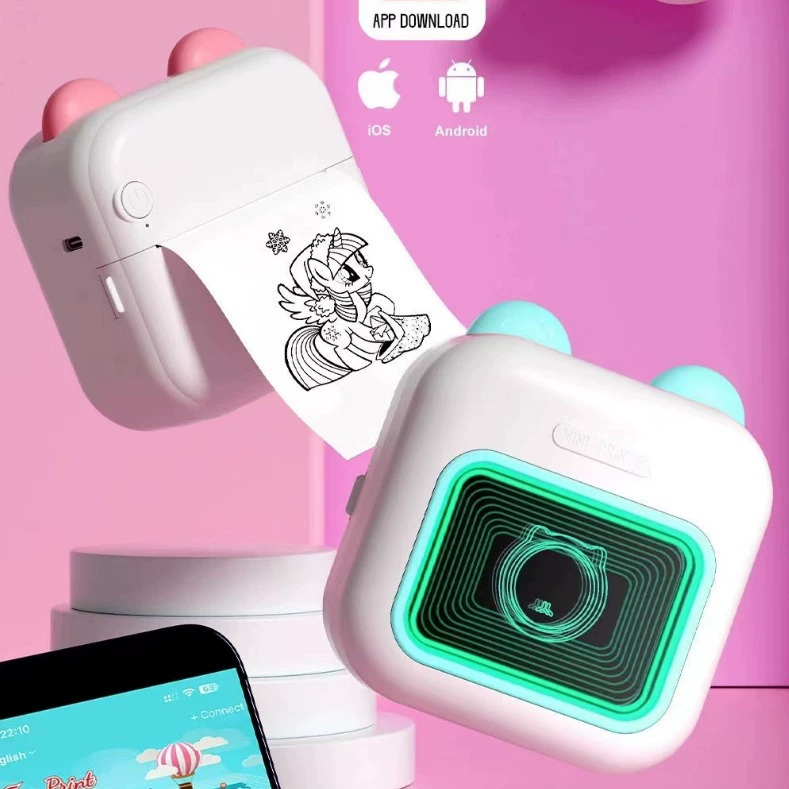 Small printer, wireless photo, universal mobile phone