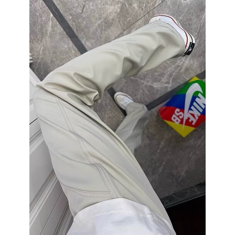 Navy Blue Quick-Dry Pants for Men, Summer Thin Waterproof Windbreaker Pants, American-Style Cleanfit, Leg-Lengthening Straight-Leg Pants Navy Blue Quick-Dry Pants for Men, Summer Thin Waterproof Windbreaker Pants, American-Style Cleanfit, Leg-Lengthening Straight-Leg Pants