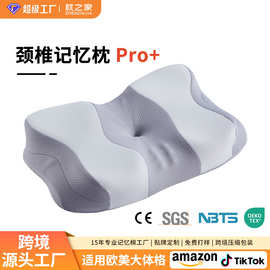 跨境颈椎枕成人专用助睡眠零压记忆棉枕芯枕头高睡不塌记忆棉枕头