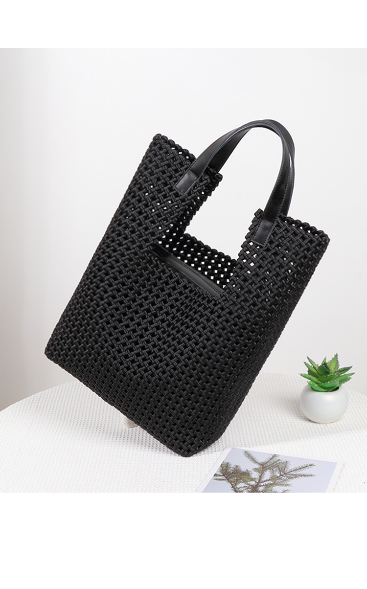 1181g Weight Polyester Lining Material Women's Large Cowhide Satin Plaid Solid Color Streetwear Bucket Open Underarm Bag