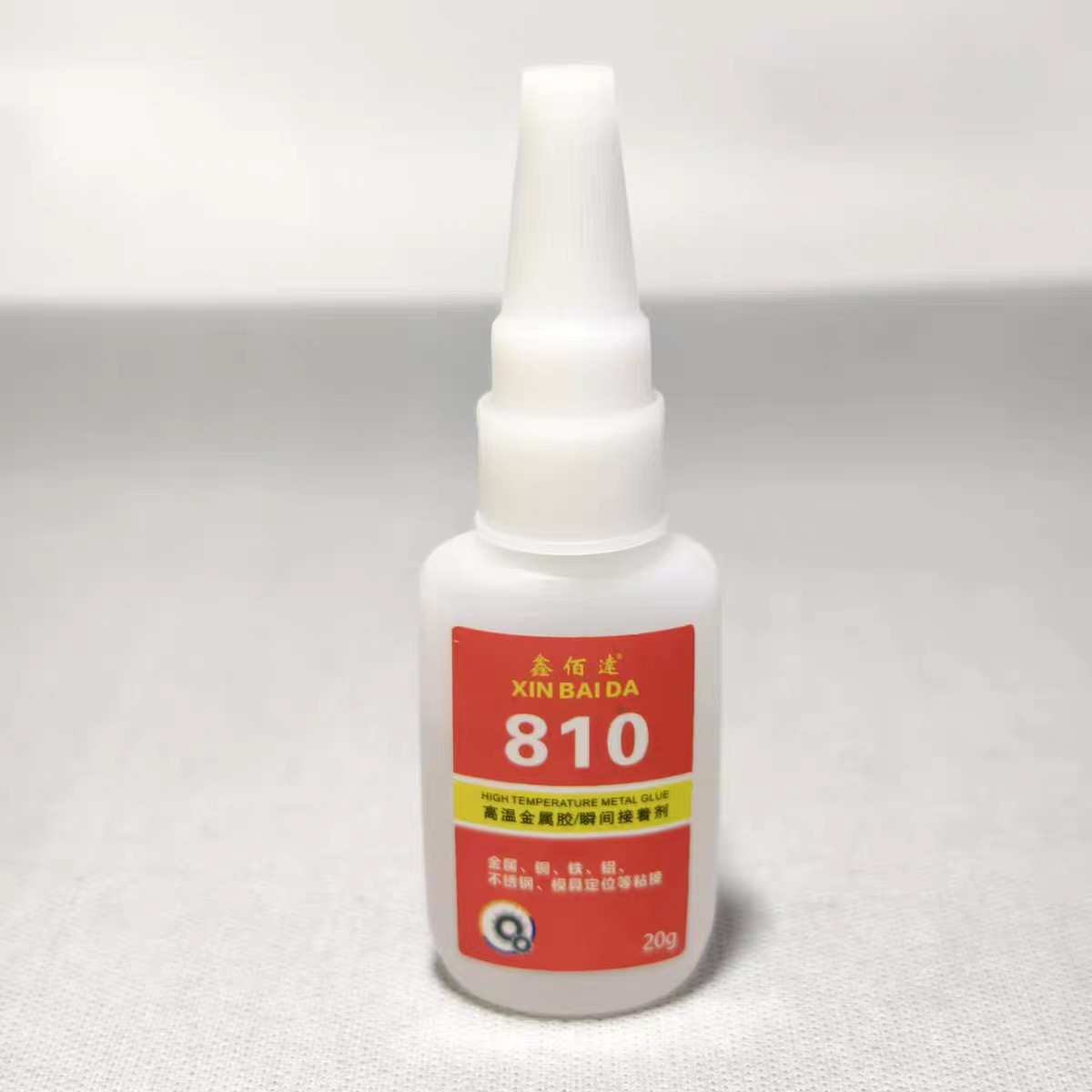 PVC胶水快干粘贴公仔饰品钥匙扣速干胶发夹塑料810高温胶水