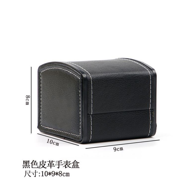 곡선 시계 상자 블랙 (내부 미터 화이트)