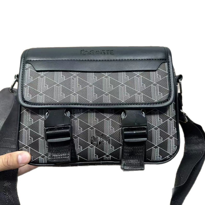 Marca de moda transfronteriza retro hombre hombro único bolso de pecho ocio capas de cabeza bolso de correo universal mochila maletín