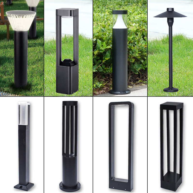 led lawn lamp outdoor waterproof garden lamp solar lawn lamp landscape lamp modern simple low column lamp