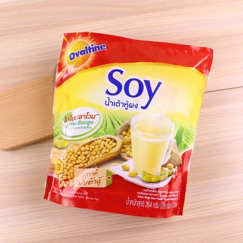 T Thailand imported Ovaltine SOY soy milk breakfast nutritious instant pure soy milk powder soy milk original flavor 364g
