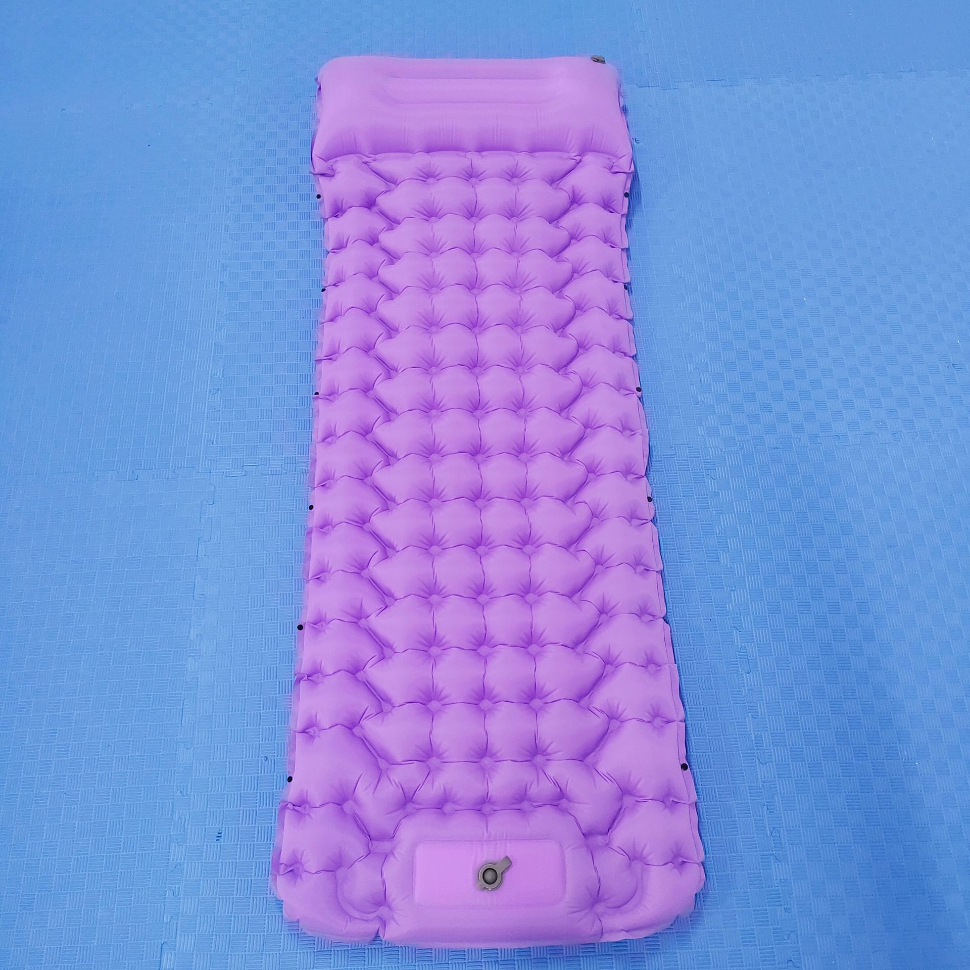 Ventas directas de fábrica nuevo pie cojín inflable ligero llevar a prueba de humedad camping inflable dormir Mat coche cama inflable al aire libre