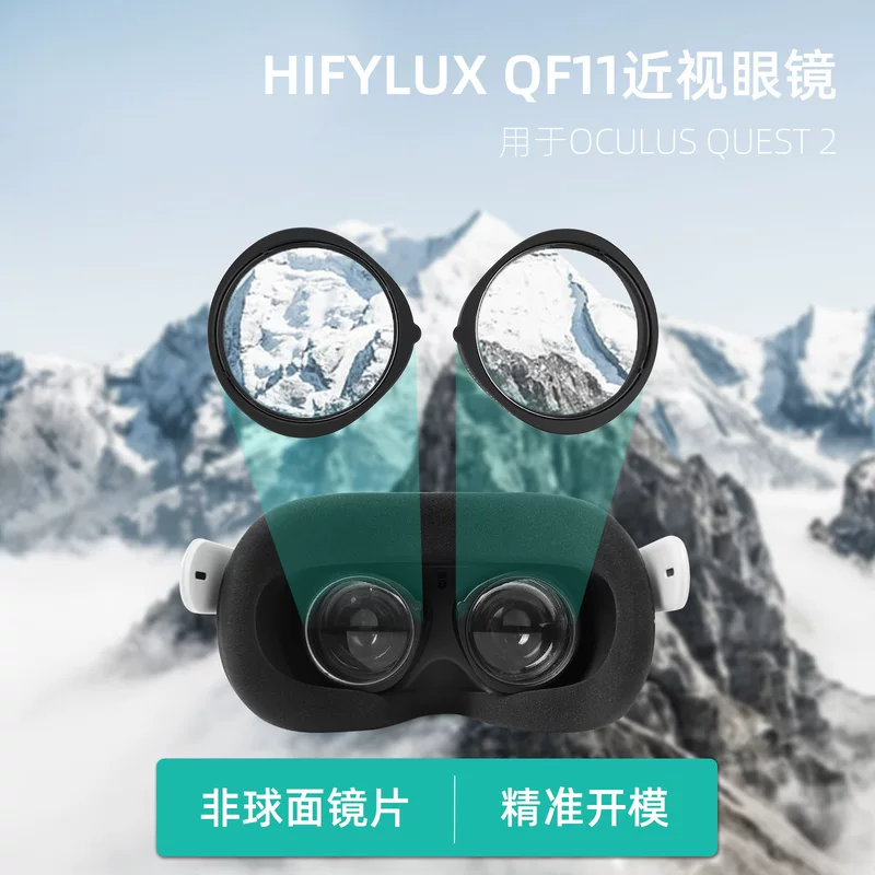 Hifylux для Oculus Quest2 чехол для очков при миопии QF11 несферическая смоляная VR-оправа, аксессуары для очков