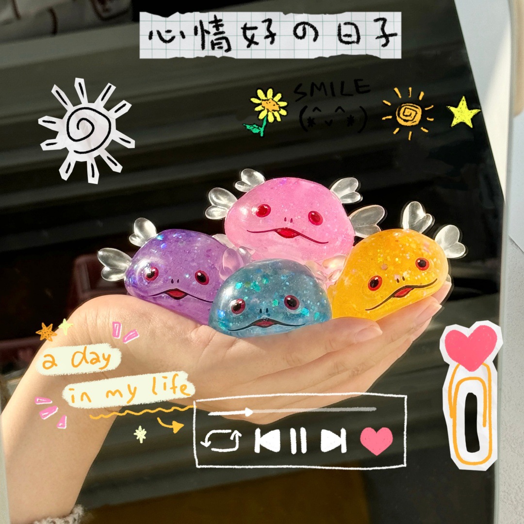 Juguete descompresivo de pato con sonido y cambio de ropa