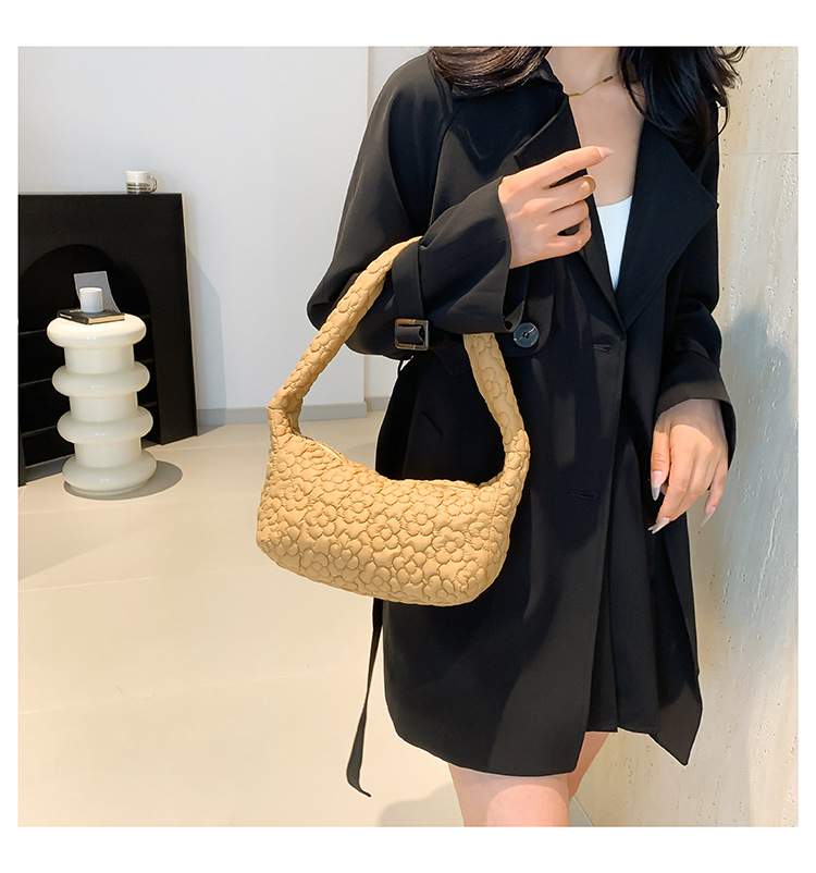 Tessuto 2024 Nuovo ricamo alla moda Texture Filo Fiore Eleganza Edizione coreana Semplice Sottomanica Spalla singola_voghion.com
